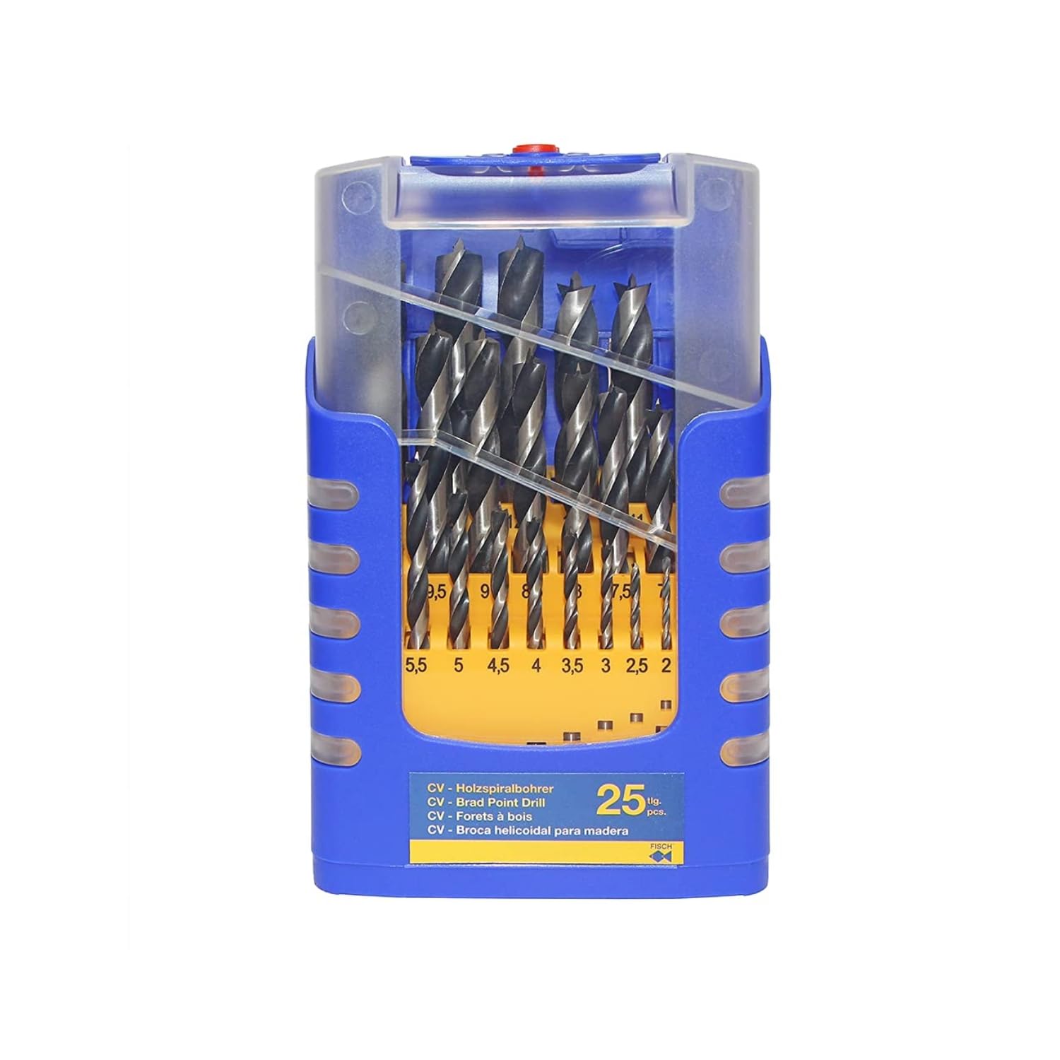 Fisch FSF-364740 Metric Brad Pt. Drill Bit Set