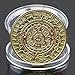 Chunlin Mayan Aztec Prophecy Calendar Commemorative Coin Collection Gift (Mayan Prophecy Gold)