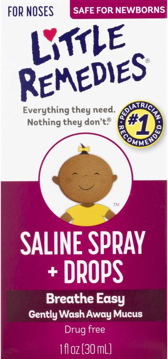 Little Remedies Nasal Decongestant Drops, 0.5 oz, Pack of 6: Health & Personal Care