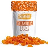 Smart for Life Vitamin C Gummies - Plant-Based Vegan Vitamin C Gummies Natural Orange Flavor - Immune Support Gummies for Adults and Kids - Non-GMO - Dietary Supplement - 60 Count