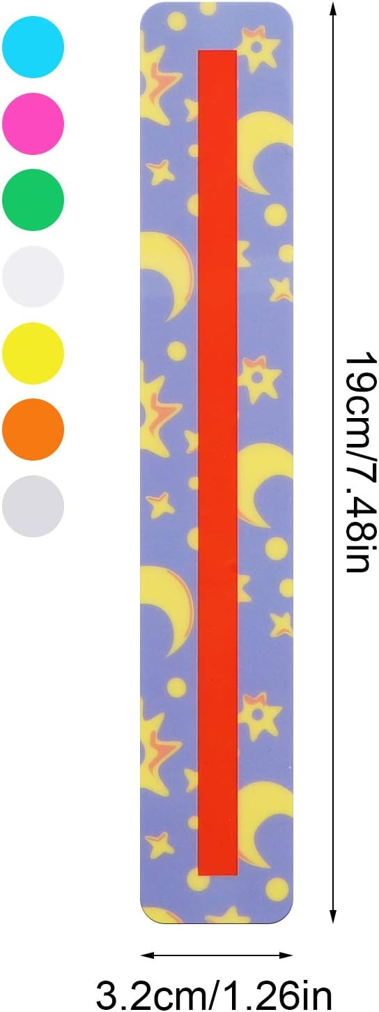 ruggito 8 Pack Guided Reading Highlight Strips Colored Overlay Reading ...