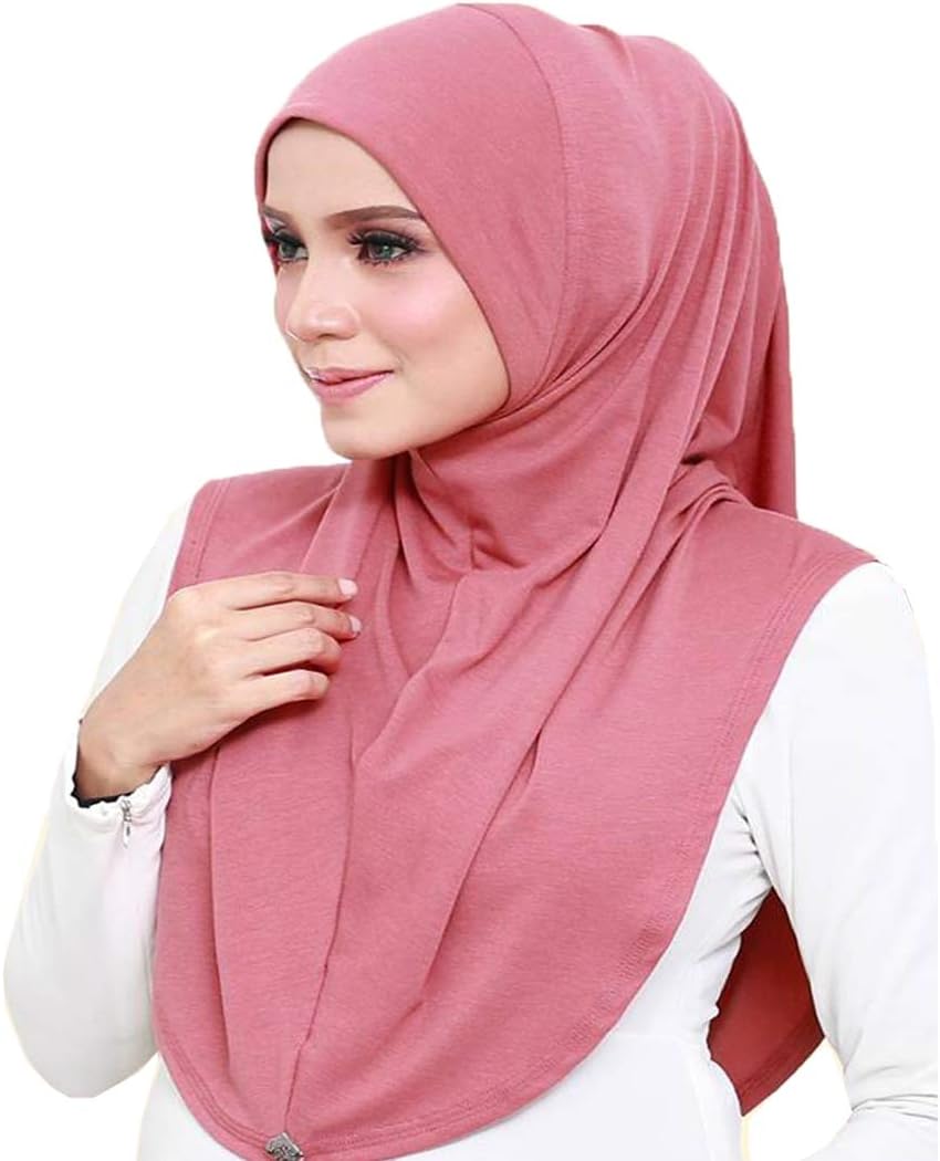 FANA 1 Piece Premium Boutique Quality Cotton Knit Slip-On Easy Hijab