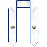 Wovdeco El Salvador Flag Graduation Stole Graduation Sash Scarf for International Student Abroad Adult Unisex