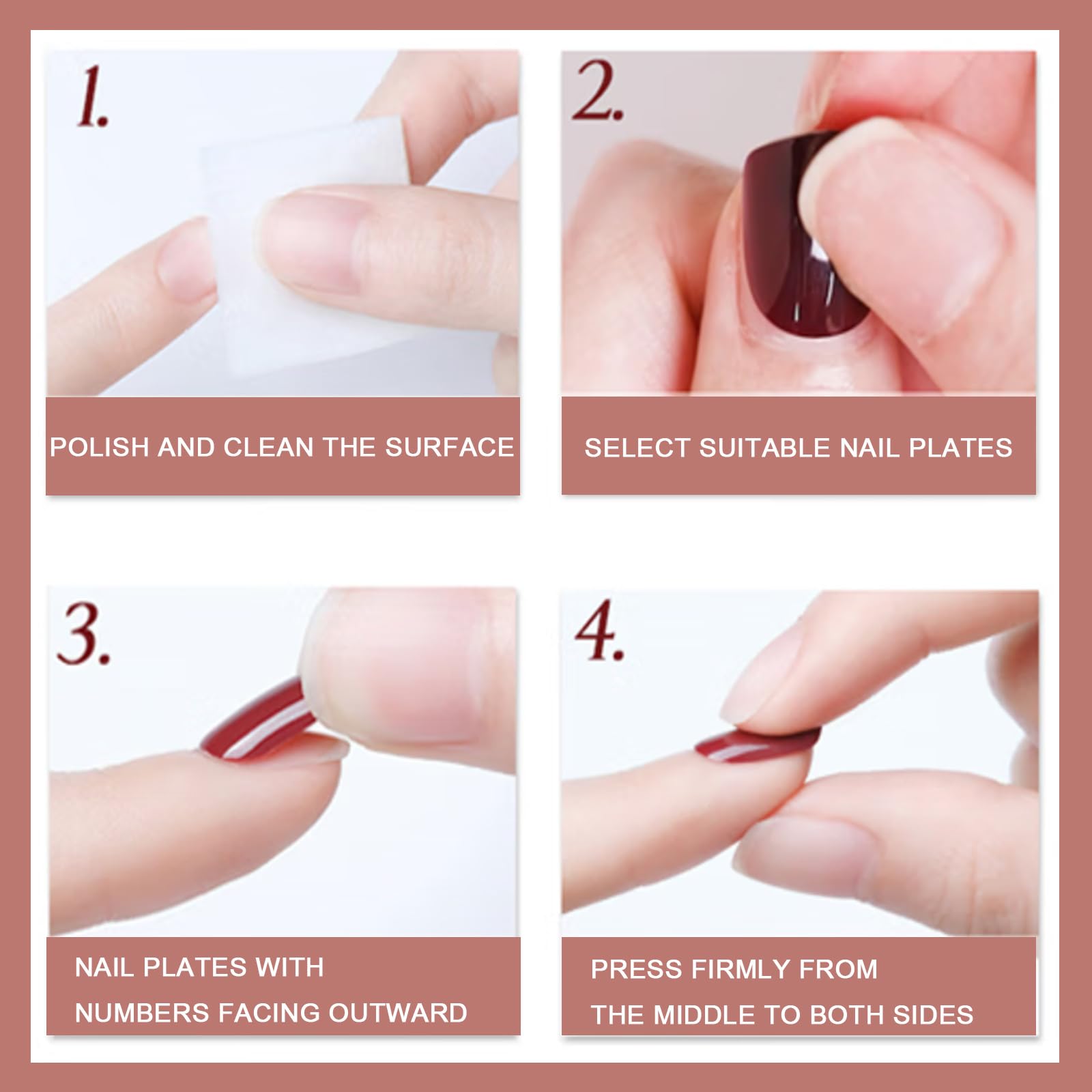 Short Press On Nails Kit - 30PCS Soft Gel Reusable Fake Nails in 15 Sizes, Includes Nail Glue - Almond, Oval Pointed Styles for Women - French Tip Neutral Shades - Image 6