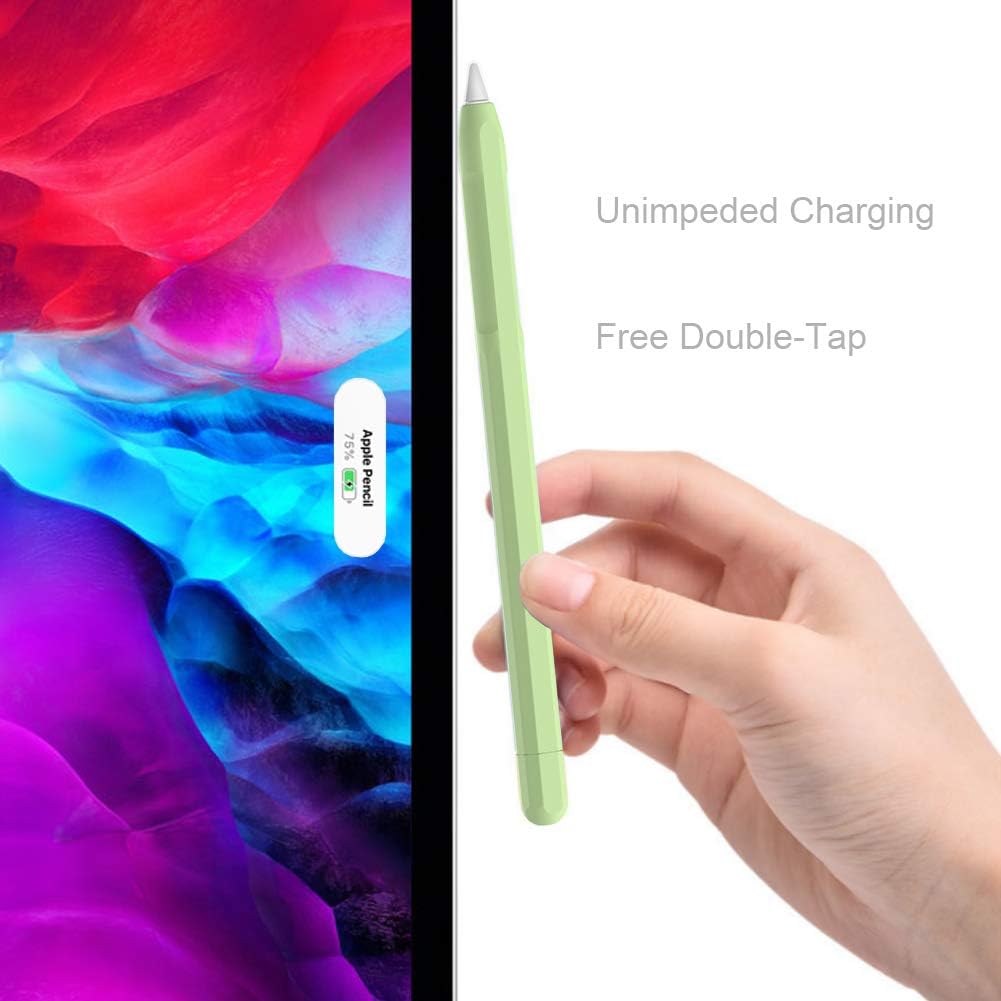 Case for Apple Pencil Sleeve Cover for Apple Pencil Holder Skin for Apple Pencil 2nd Generation Grip Accessories for Apple Pencil with Protective Nib Cover for Apple Pencil(Green) - Image 5