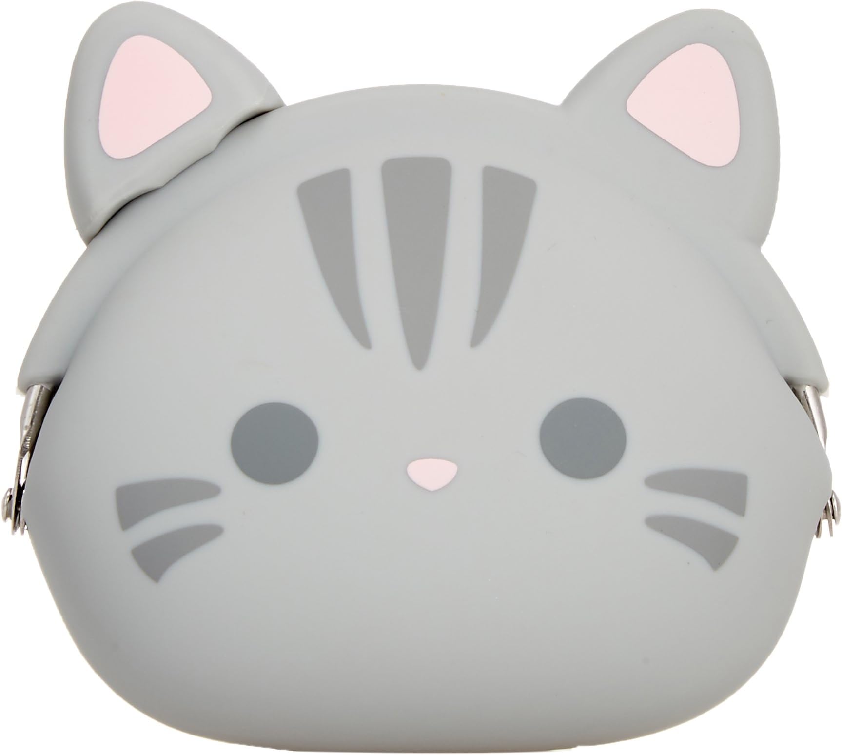 POCHI MIMI FRIENDS SILICONE PURSE - GREY CAT #18 AMESHO