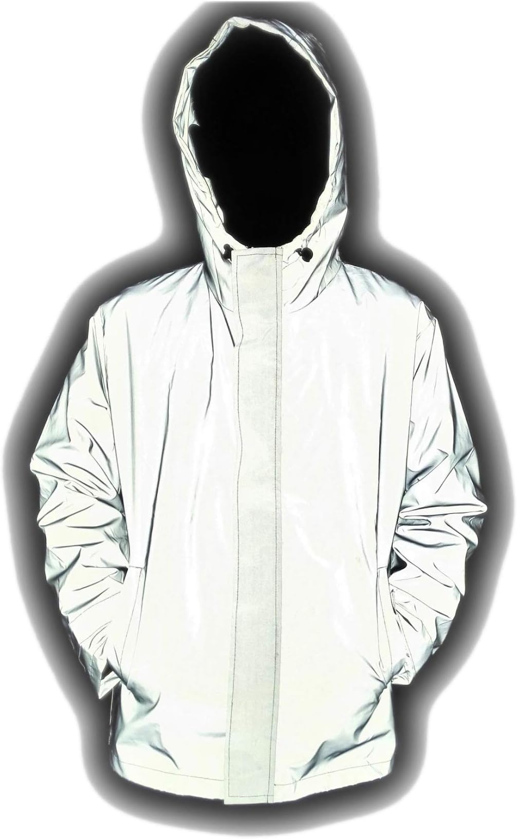 LANSHULAN Men's 3M Scotchlite Series Reflective High Visibility Jacket