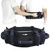 KkaFFe Gait Belts for Seniors, Gate Belt Medical for Elderly with 7 Handles | Patient Transfer Belt, Lift Belts Physical Therapy with Quick Release Buckle Standing Aids &amp; Support for Elderly Safety Belt