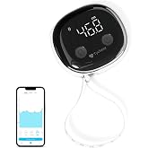 Tychesy Body Measuring Tape, Bluetooth Digital Tape Measure with LED, USB-C | Syncs to app via Bluetooth, one-hand retractable with locking hook, tracks waist, arm, hip &amp; leg, unlimited user profiles
