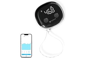 Tychesy Smart Body Tape Measure, Bluetooth Digital Body Measuring Tape with APP for Body Measurement Device, Clear LED Display, USB-C Rechargeable