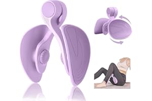 TINRIEF Thigh Master Hip Trainer Exercise Equipment, Pelvic Floor Trainer, Kegel Trainer for Postpartum Rehabilitation, Trimmer Inner Thigh, Thigh Workout Equipment (Purple)