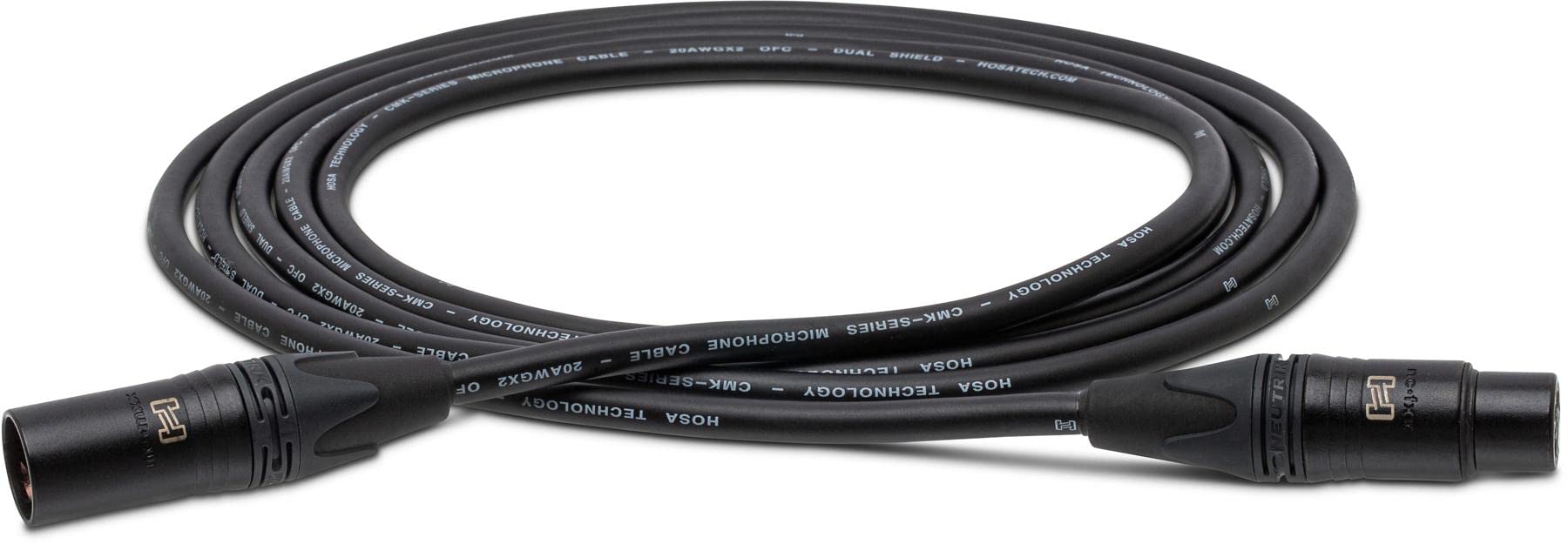 HosaTech 15ft CMK-015AU Neutrik XLR3F to XLR3M Microphone Cable