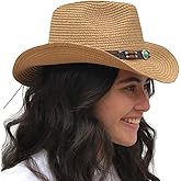 Straw Cowboy Hat Cowgirl Hats Men Women Sun Hat Sombreros Vagueros Classic Western Accents Sombreros