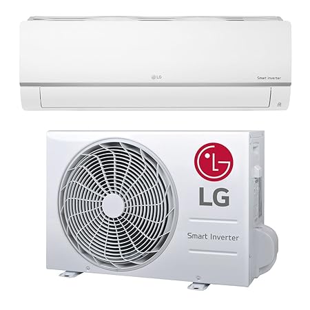 Split Klimaanlage Inverter Klimagerät mit Wärmepumpe Energieklasse A++ / A+ 12000 BTU 3.5 kW 55m2 Splitgerät LG Standard Plus