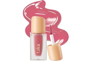 Laka Fruity Glam Lip Tint Mini Ver.2, 1.9g/0.07oz, Glowing Lip Stain with Wide Color Spectrum, Hydrating & Lightweight Texture, Long-Lasting Bold Stain, Non-Sticky, Vegan, K-Beauty (#139 Cheating)
