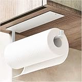 KAXIMON Under Cabinet Paper Towel Holder Wall Mounted Self Adhesive for Kitchen view 1