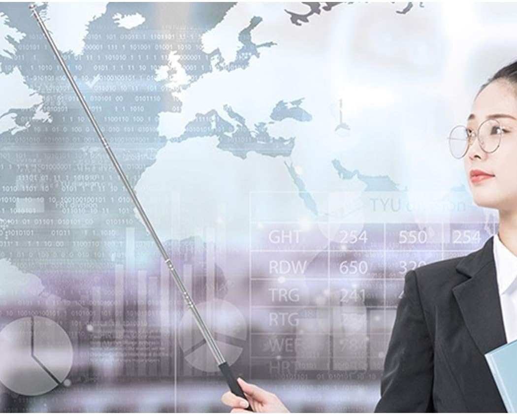 Marrywindix 4 Pieces Telescopic Teacher Pointers Retractable Lanyards Teaching Pointer Whiteboard Presentation Pointer with 8 Pieces Extra Felt Nibs for Teachers Coach Presenter : Electronics