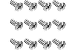 12PCS Car Brake Rotor Screws OEM 93600-06014-0H,Stainless Steel Rotors Front and Rear Screw for Front/Rear Brakes Compatible 