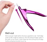 MelodySusie Nail Clippers Tip Cutters Plum Stainless Steel Rustproof view 4