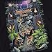 Jurassic Park Welcome to The Park T Shirt & Stickers (Black) Large