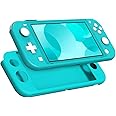 MoKo Case Compatible with Nintendo Switch Lite, Silicone Protective Rubber Cover, Shock-Absorption Anti-Scratch Non-Slip Case Compatible with Nintendo Switch Lite Console - Turquoise