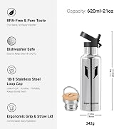 Super Sparrow 620ml Stainless Steel Vacuum Insulated Water Bottle view 3