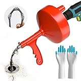 Drain Snake, Plumbing Snake with Drill