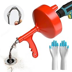 Drain Snake, Plumbing Snake with Drill