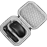 Tiswell Gaming Mouse Hard Case for Razer Viper V3 Pro/Viper V2 Pro Wireless Esports Gaming Mouse, for Razer Naga V2 HyperSpeed/Deathadder V3 Pro/Basilisk V3 Pro Wired Gaming Mouse,Black