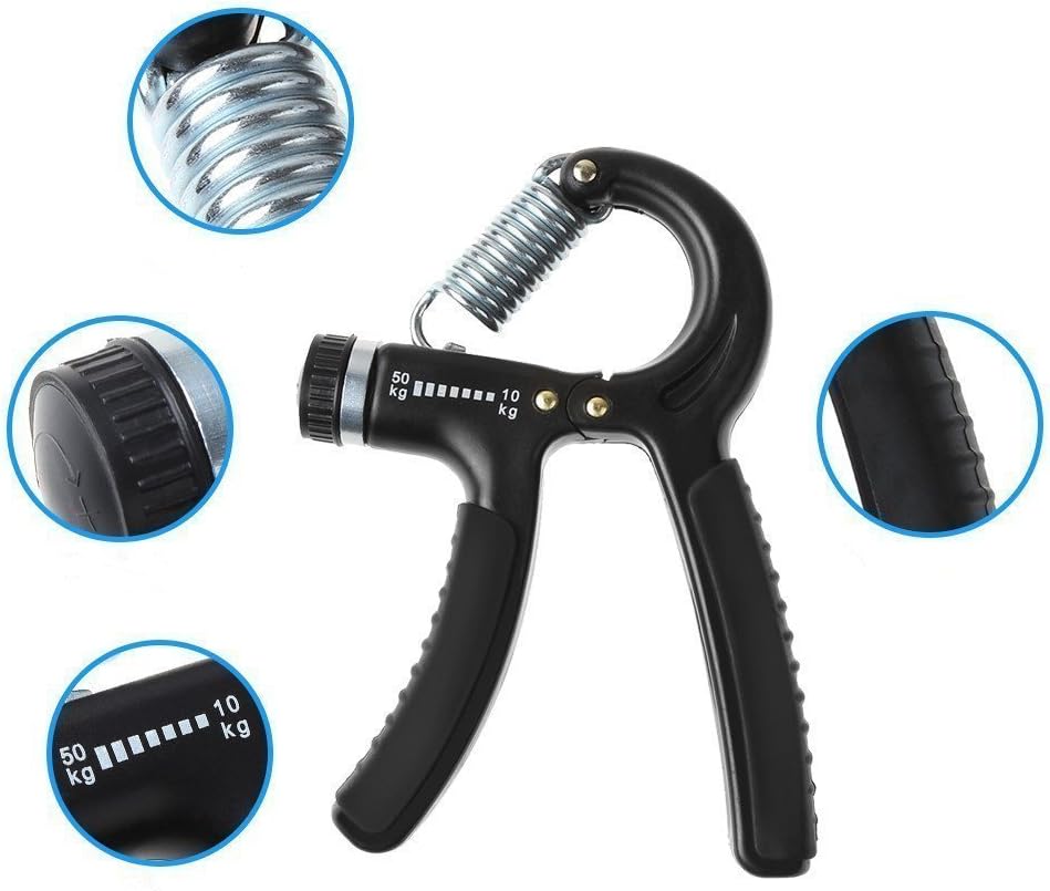 LUXON 2 Pack Hand Grip Strengthener Adjustable Resistance 22-110 Lbs (10-50kg) -Hand Grip Exerciser, Strengthen Grip, Hand Squeezer, Forearm Grip, Hand Exercise, Gripper, Finger Strengthener : Sports & Outdoors