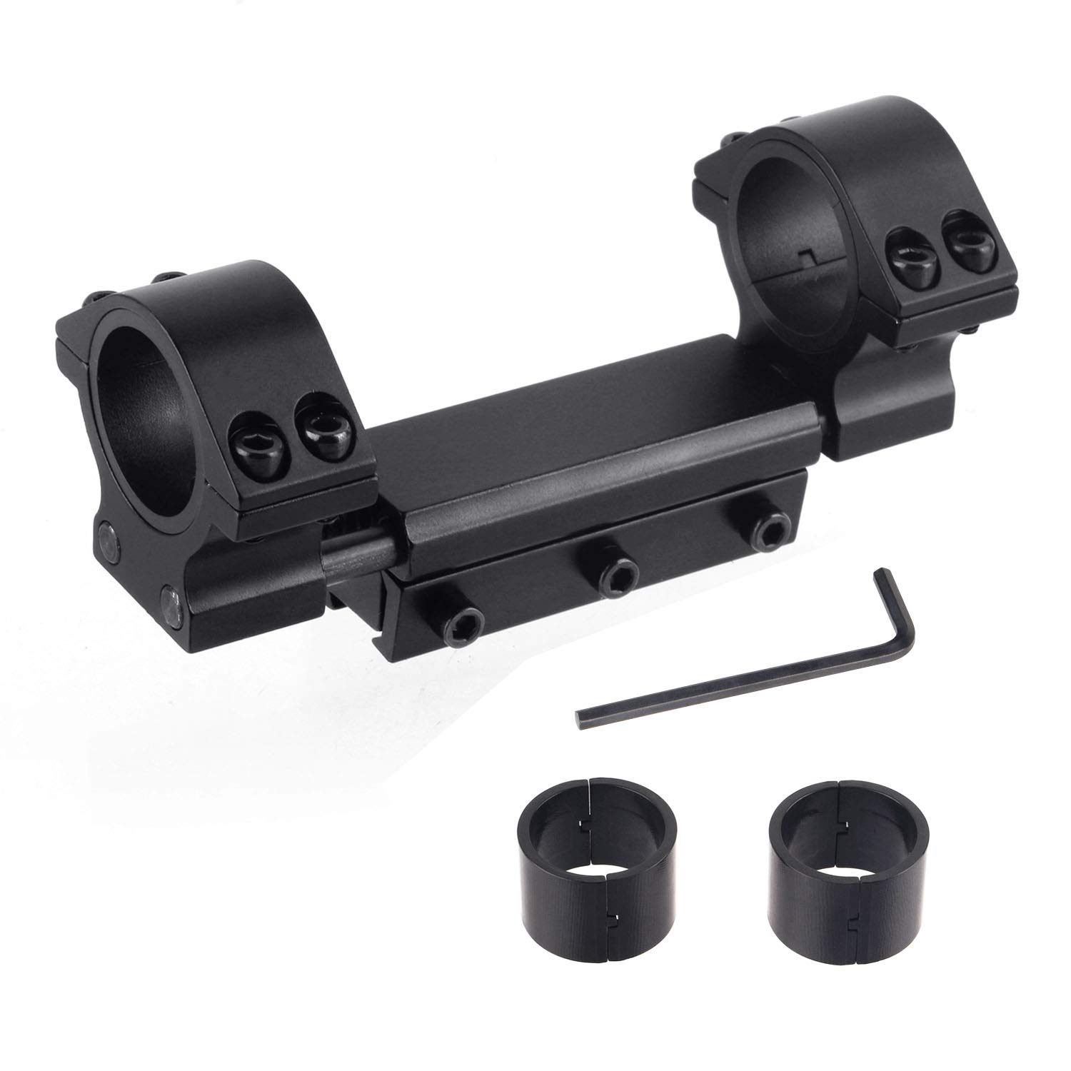 ToopMount Tactical Scope Mounts Rings with Stop Pin 30mm/25.4mm Optics High-Profile Zero Recoil Mount for 11mm Dovetail