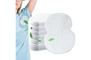 Tmsek Sweat Pads for Under Arms,50Pcs Large Armpit Sweat Pads for Womens and Mens, Disposable Underarm Sweat Pad,Unflavored Extra Adhesive Sweat Armpit Protection (1Pack)