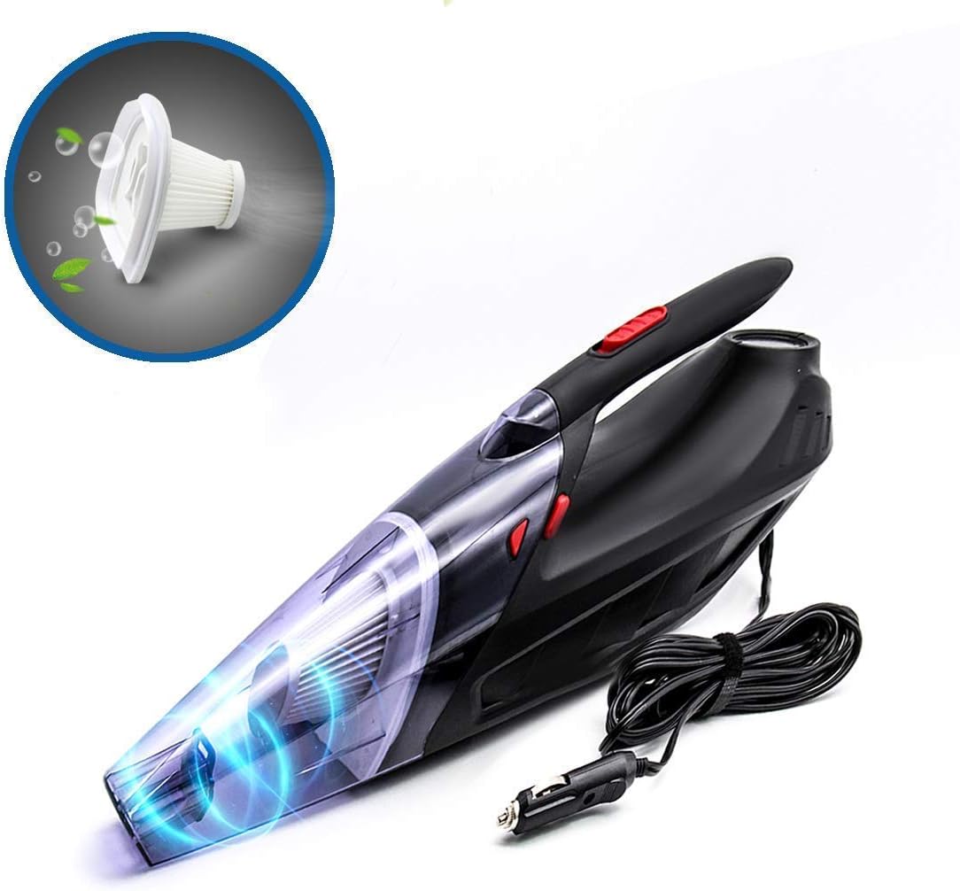 WINAUTO Handheld Car Vacuum Cleaner 120W Powerful Portable Lightweight Hand Vac Corded