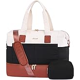 LOVEVOOK Travel Duffle Bag - Puffer Weekender Bags For Women with Shoe Compartment,40L Carry On Overnight Duffel Bags For Airplanes,Hospital Bag for Labor and Delivery,2Pcs