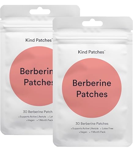 Amazon.com: 2PCSPURISAKI Berberine Patchs, Plant-Based Support for