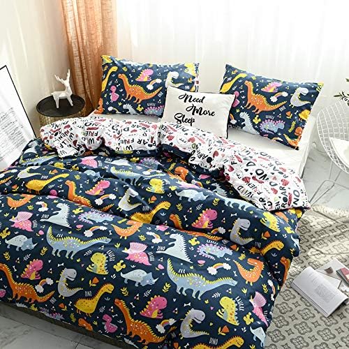 navy blue dinosaur bedding