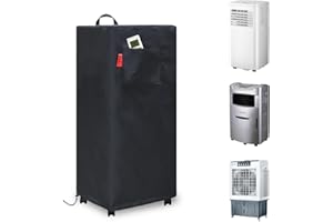 COVER GENY Indoor Swamp Cooler Cover,Evaporative Air Cooler Portable Air Conditioners Cover Fits MEPTY, Honeywell, Hessaire, Uthfy, Antarctic Star, VAGKRI (22" × 20" × 35")
