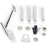 Throttle Return Spring Kit, Iron Carburetor Throttle Return Springs Kit 2083 6056 High Performance Carb Mount Return Spring Kit Replace Fit for 2300 2305 4150 4160 ALL CARBURETORS
