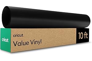 Cricut® Value Removable Vinyl, Black (12 in x 10 ft)