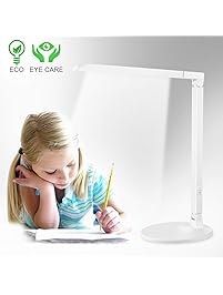 LED Desk Lamp,Eye-Caring Table Lamps Office Lamp Adjustable Goosneck White Light Led Desk Reading Lights Led Table Lamps for Home Office (Light)