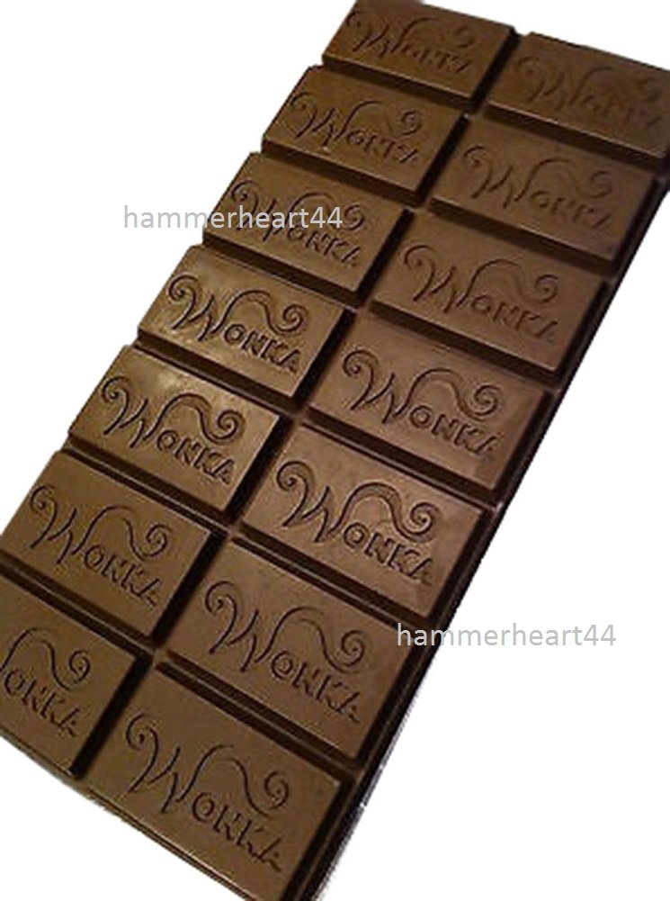 Willy Wonka DIY Chocolate Factory Bar Casting Mold Mould 7.5'' x 3.5" Buy Online in United