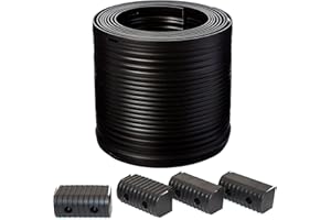Caliber 23050-BK Black 16' x 2" x 4" Bunk Wrap Kit with End Caps