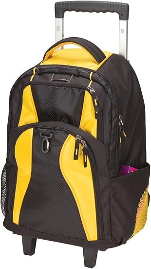 backpack with handle and wheels