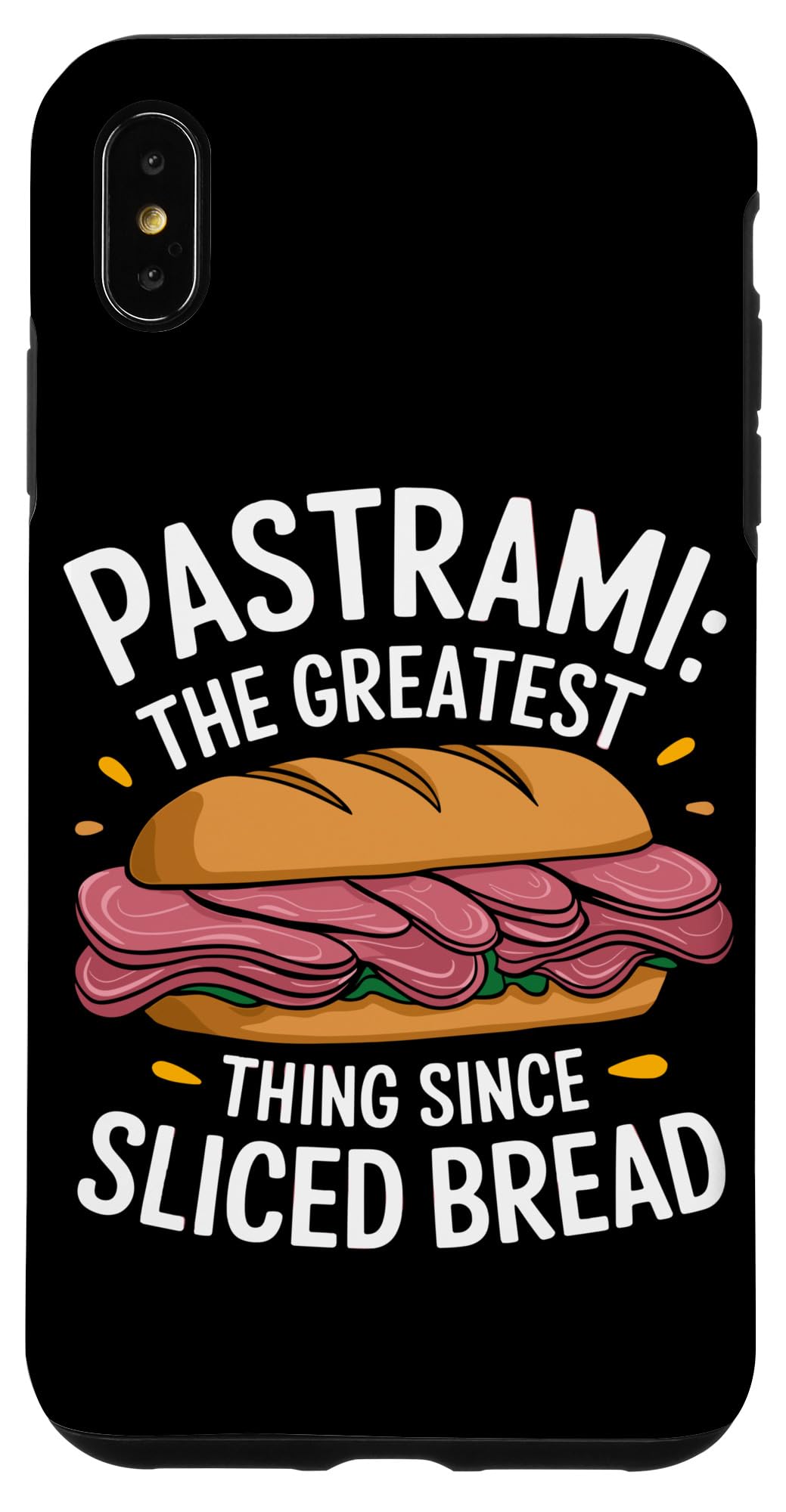 iPhone XS Max Classic Deli Pastrami Sandwich Lover Culinary Delight Case