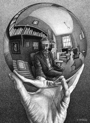 Buffalo Games M.C. Escher, Self Portrait - 1000pc Jigsaw Puzzle