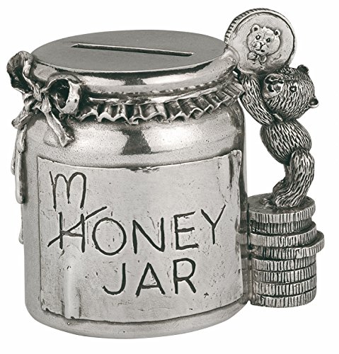 Royal Selangor 016502R Coinbox Money Jar, Pewter