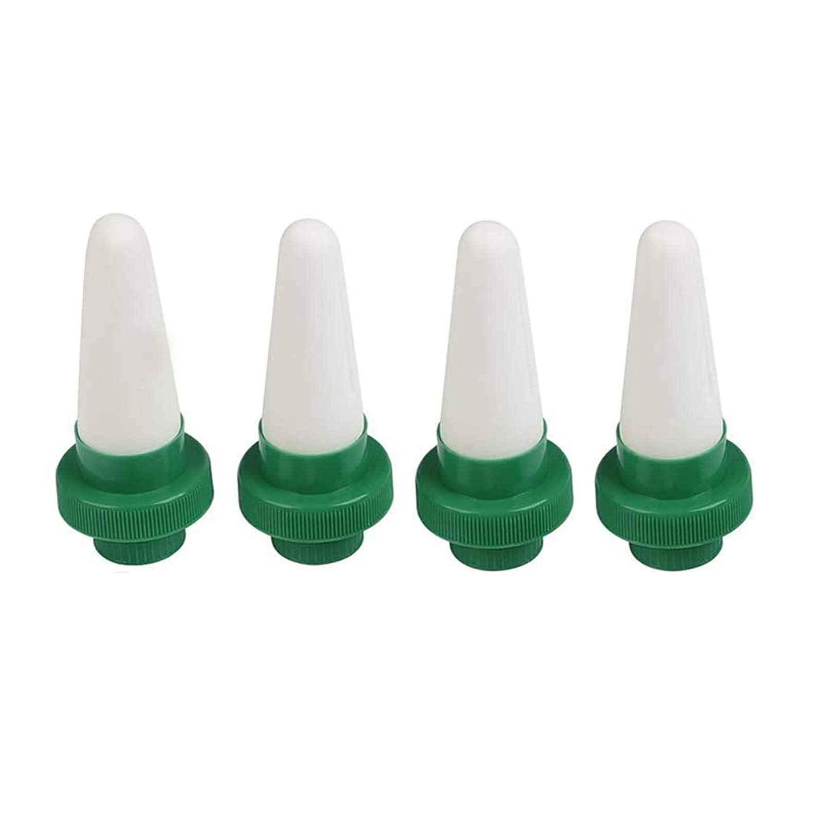 MyCreator Vacation Plant Waterer, Set of 4 Ceramic Self Watering Cone Spikes, Automatic Flower and Drip Irrigation Watering Stakes System for Indoor or Outdoor Use (4 Pack)