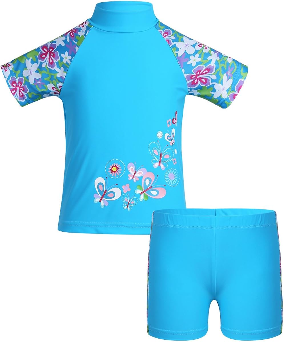 Girls Modest Swimsuit New Burkini Suit Three Piece Islamic Modest Swimwear Patchwork Muslim Muslim Swimsuits For Girls