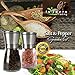 Inspero Trading Adjustable Coarseness Salt and Pepper Grinder Set