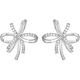 14K Gold Plated Cubic Zirconia Drop Earrings for Women Jewelry